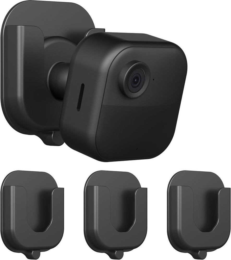 360° Adjustable Adhesive Wall Mount Bracket for Blink Security Cameras - 3-Pack