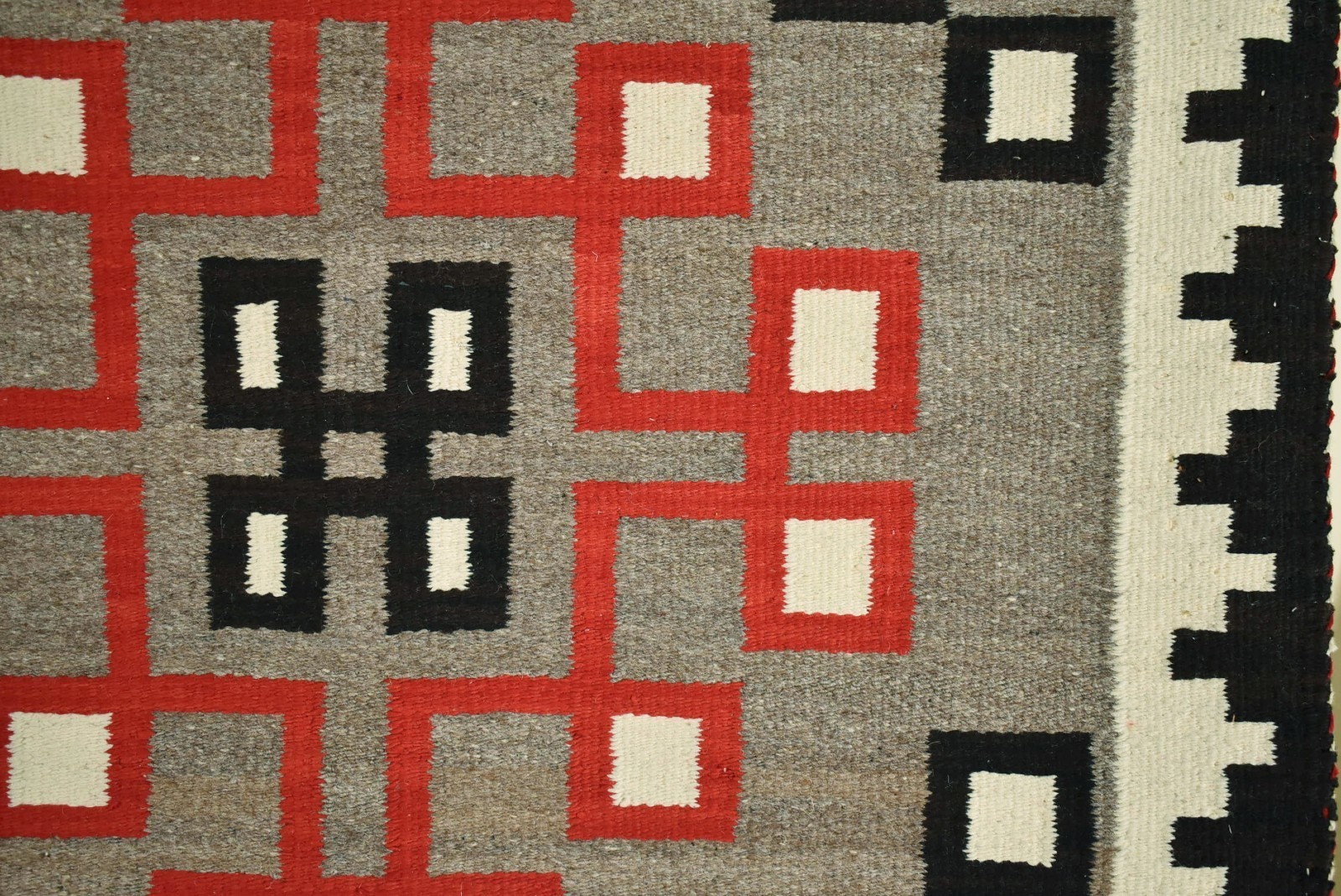 Antique Navajo Rug Klagetoh Native American Indian Vintage Weaving 31" X 48"