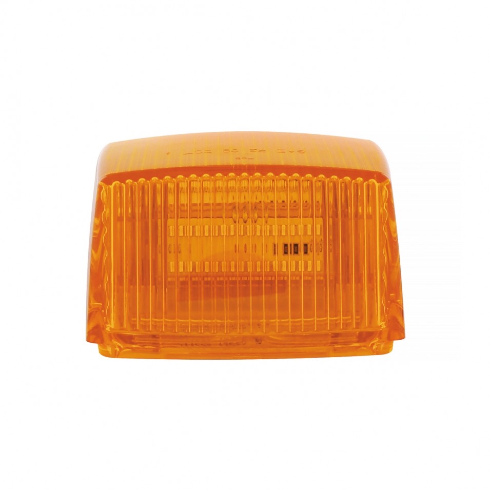 36 LED Rectangular Cab Light - Amber LED/Amber Lens - Set of 2