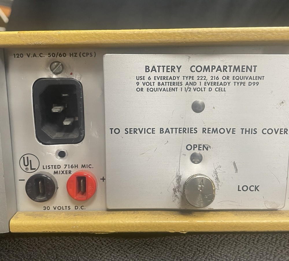 Vintage Shure SE30 Gated Compressor/Mixer