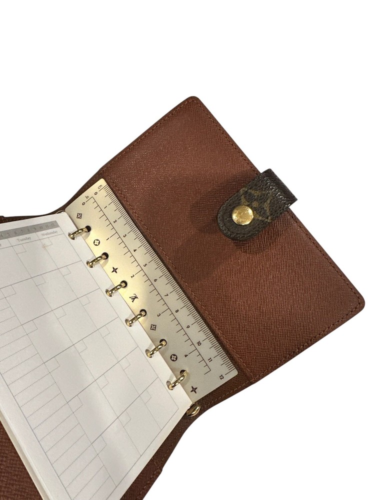Louis Vuitton Small Ring Agenda Cover Monogram - Brown