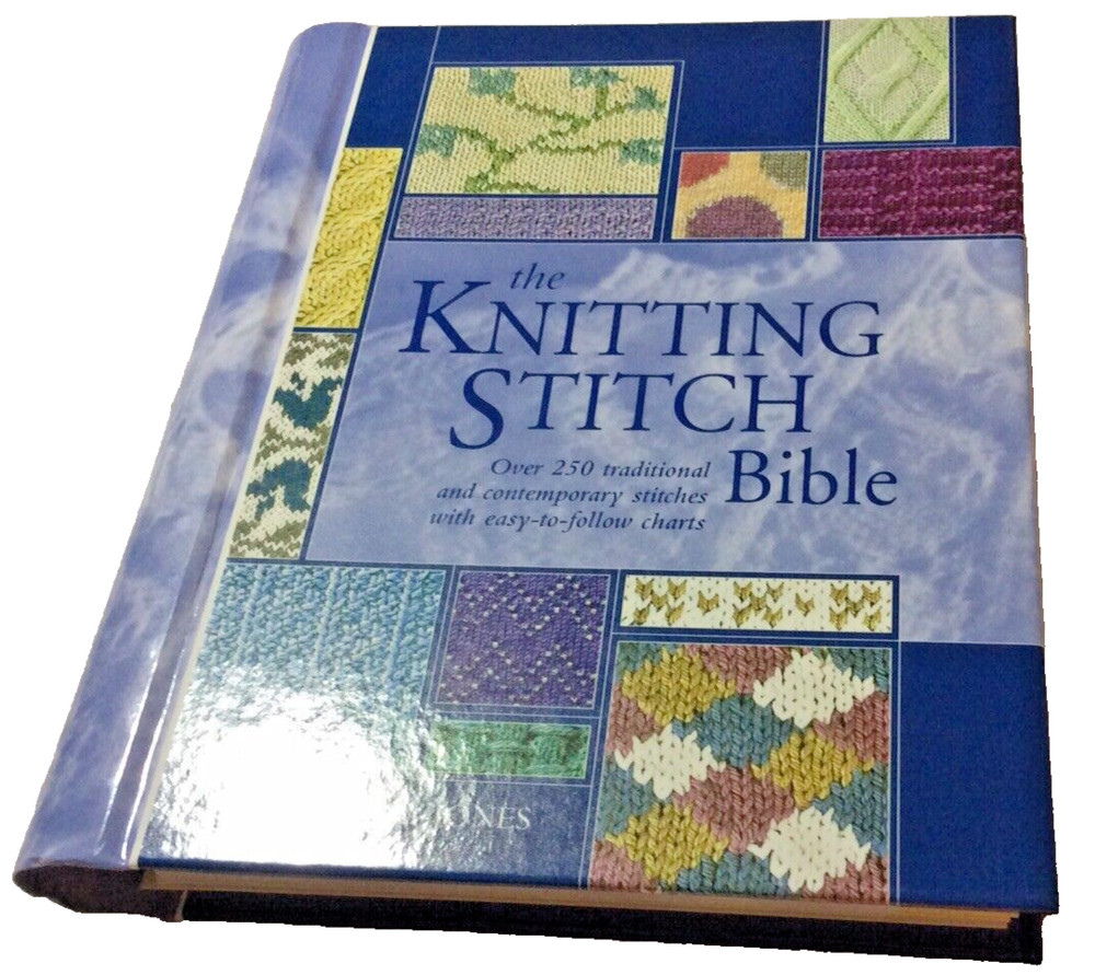 The Knitting Stitch Bible  Hard Cover Project Book