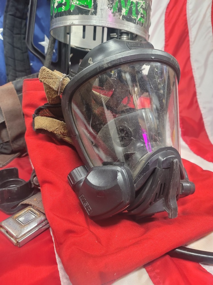 MSA Firehawk M7 SCBA Harness & Ultra Elite MSA Mask & Comms