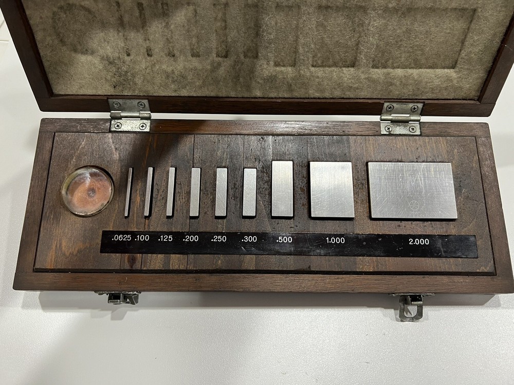 Mitutoyo Gauge Block Set # BE1-9-3 Grade 3 Code# 516-931.