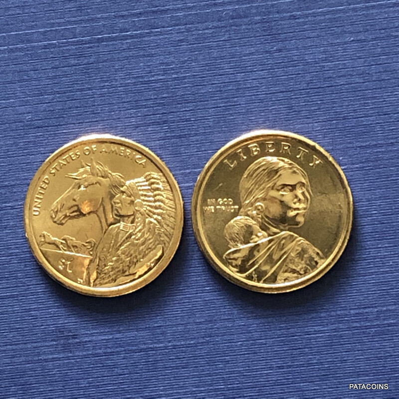 2012 ~ P&D ~ NATIVE AMERICAN DOLLAR COIN SET ~ POSITION "A" FROM MINT ROLLS ~