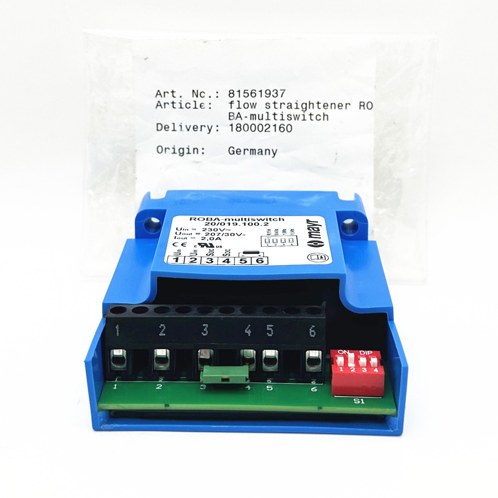 mayr 20/019.100.2 ROBA -multiswitch 2.0A 200-500V~ 8185591 rectifier module