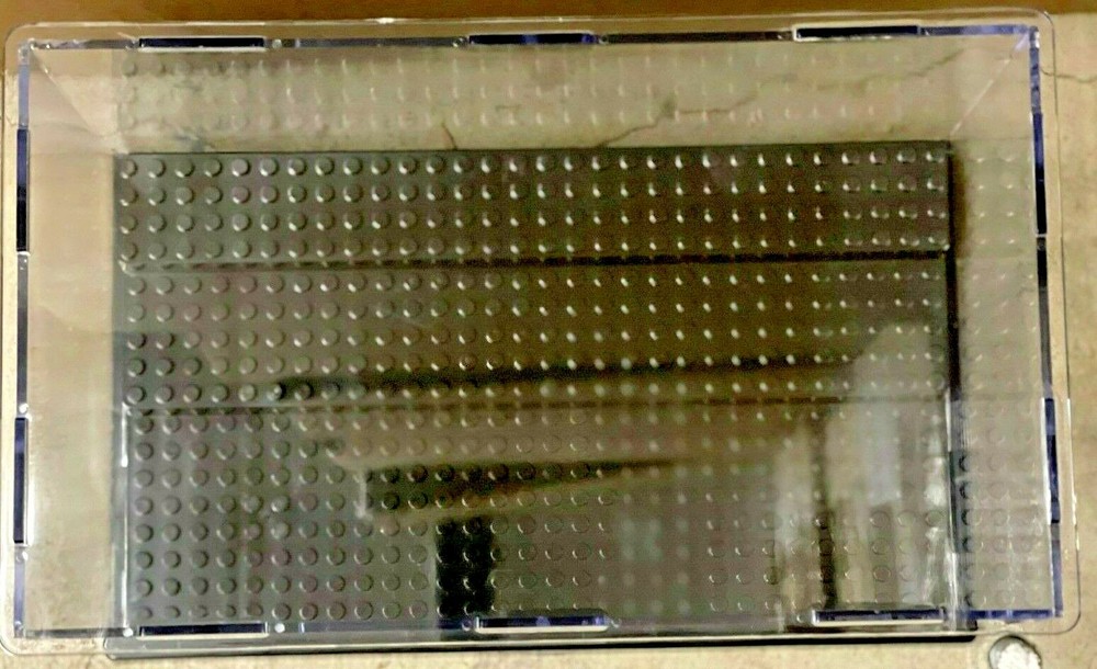 Minifigure Display Case 3-Step Acrylic Stackable Box Clear Dustproof Clear [New]