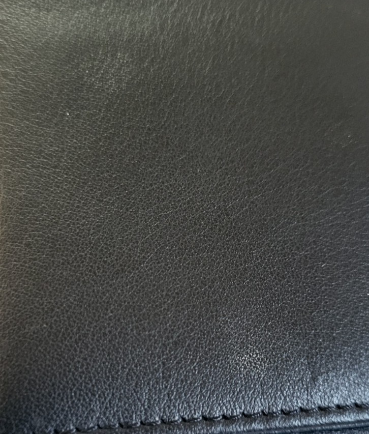 Black Leather Note Pad "Things To Do" Notes w/ Pen Holder