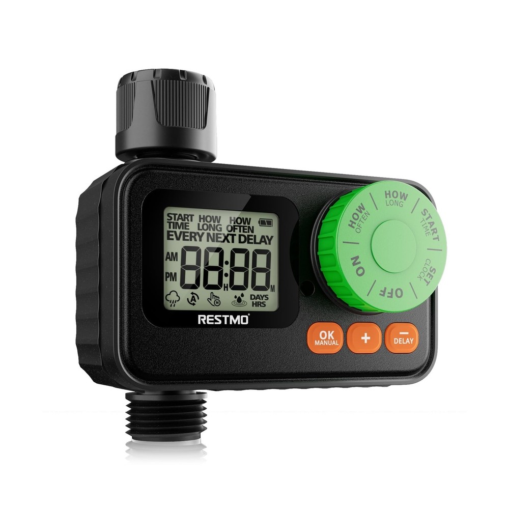 RESTMO Sprinkler Timer, Programmable Water Timer for Garden Hose, A... Fast Ship