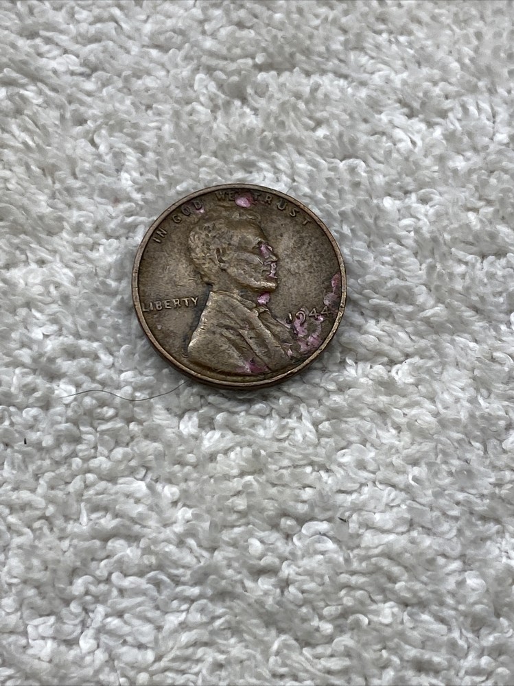 1944 Wheat Penny No Mint Mark,