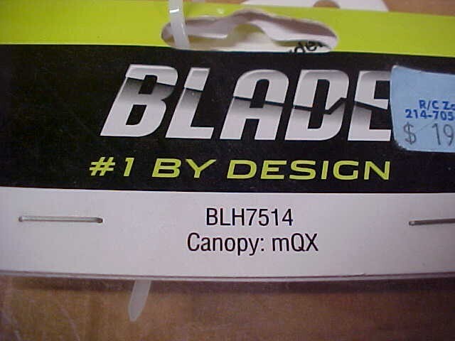 BLADE BLH7514 = CANOPY: mQX (NEW)