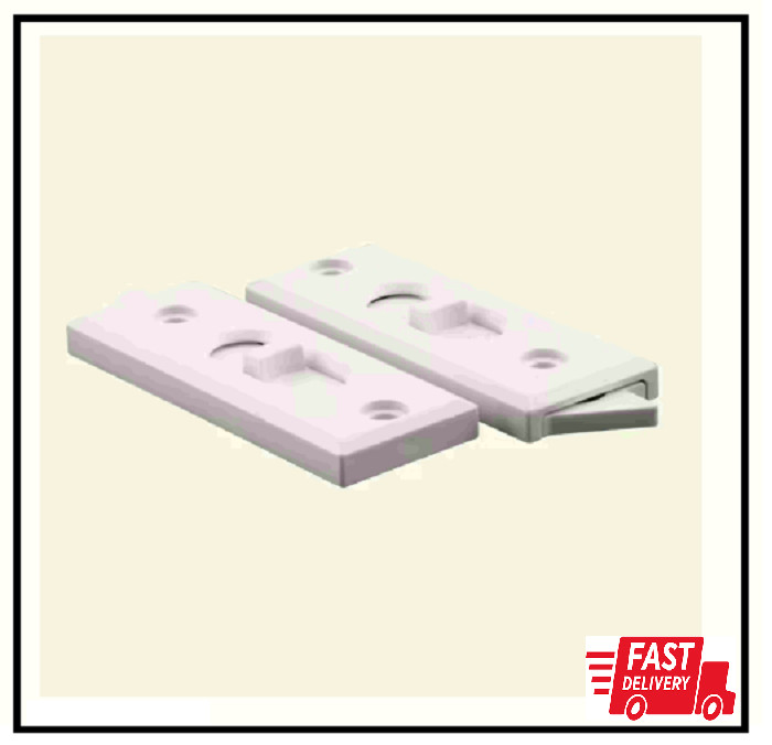 White Plastic Tilt Latch - 2-Pack - Window Latch Replacement