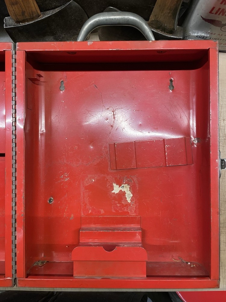 Vintage Dunlap Tool Box - Portable Power Tool Workshop Tool Box