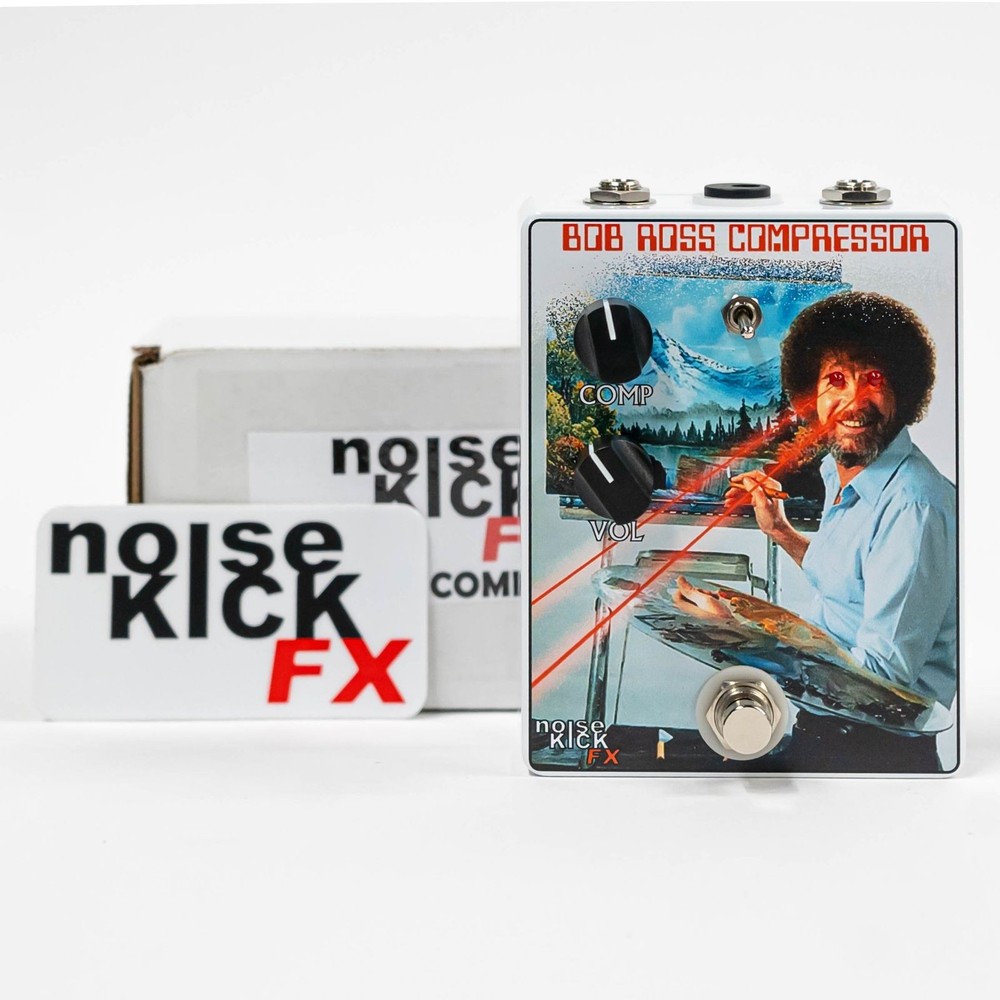 Noise Kick FX Bob ROSS Compressor + Buffer Guitar Effect Pedal - New