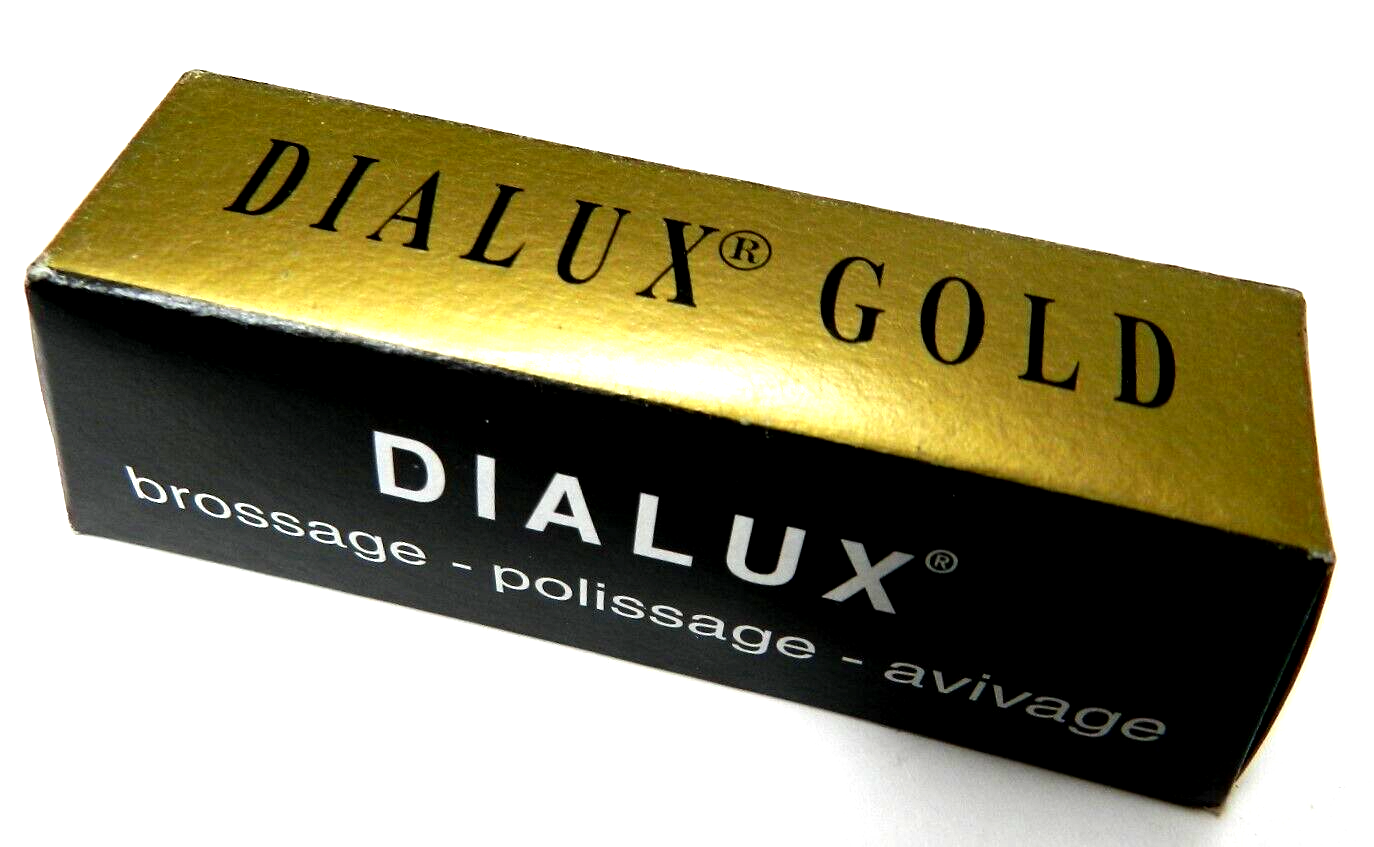 DIALUX GOLD Polishing Compound Jewelry Rouge Super-Finish Highest Gloss - 1 Bar