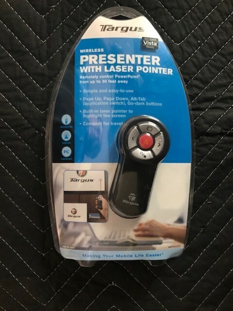 TARGUS WIRELESS PRESENTER WITH LASER POINTER NEW