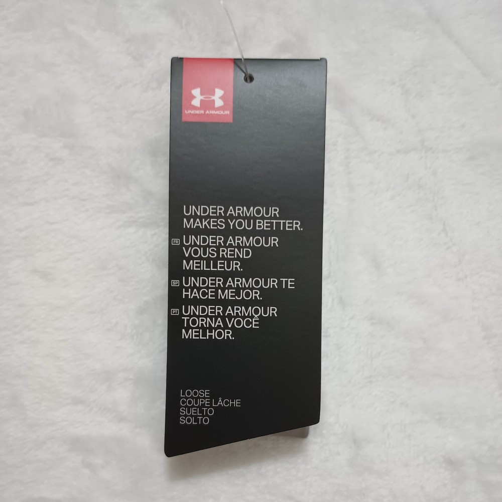 New Under Armour ¼ Zip Coach's Pullover Medium Red Storm Tech Men's Squad