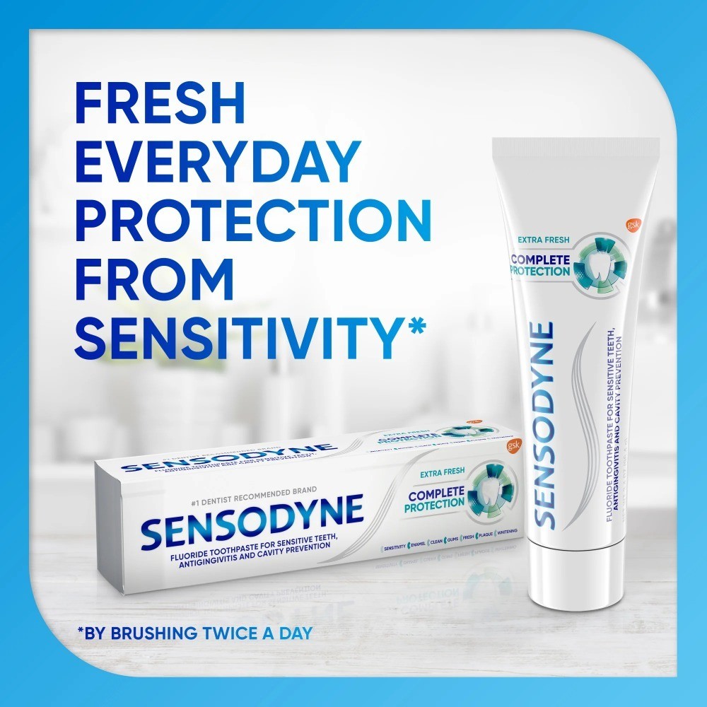 Sensitive Teeth Protection Toothpaste Extra Fresh Flavor Twin Pack 3.4 Ounce