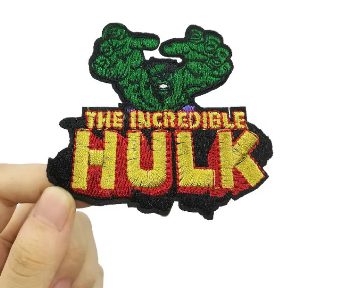 THE INCREDIBLE HULK - Character Logo - Embroidered Sew/Iron On Patch