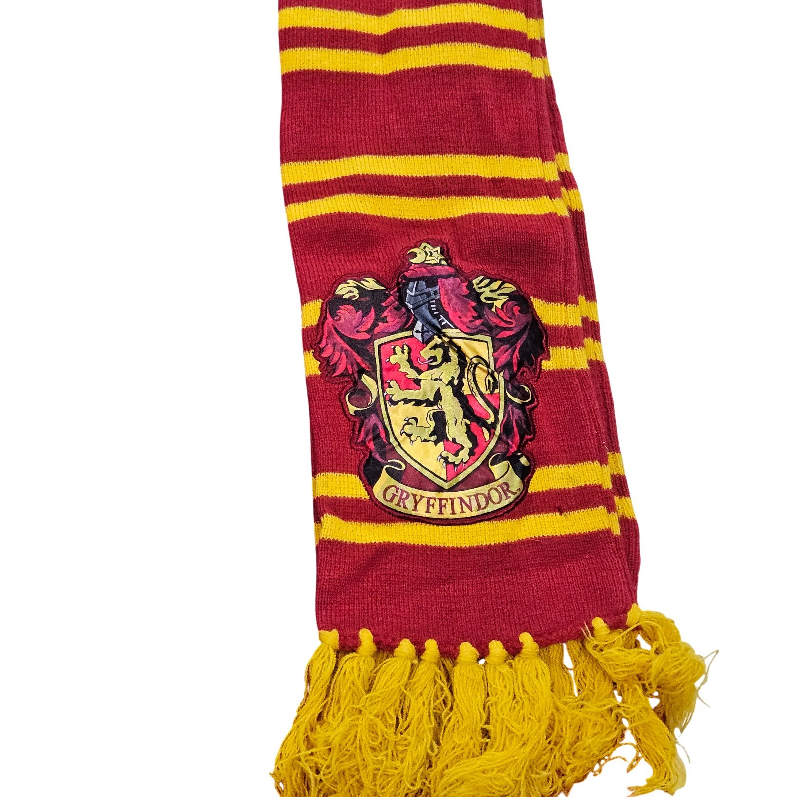 Harry Potter Gryffindor Robe Scarf and Tie Adult One Size Red Robe With Hood