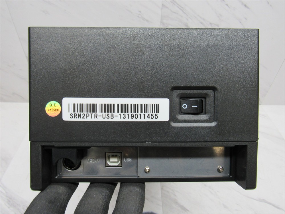NEW Burroughs SRN2PTR-USB ReceiptNOW Thermal Digital Receipt Printer w/ Adapter