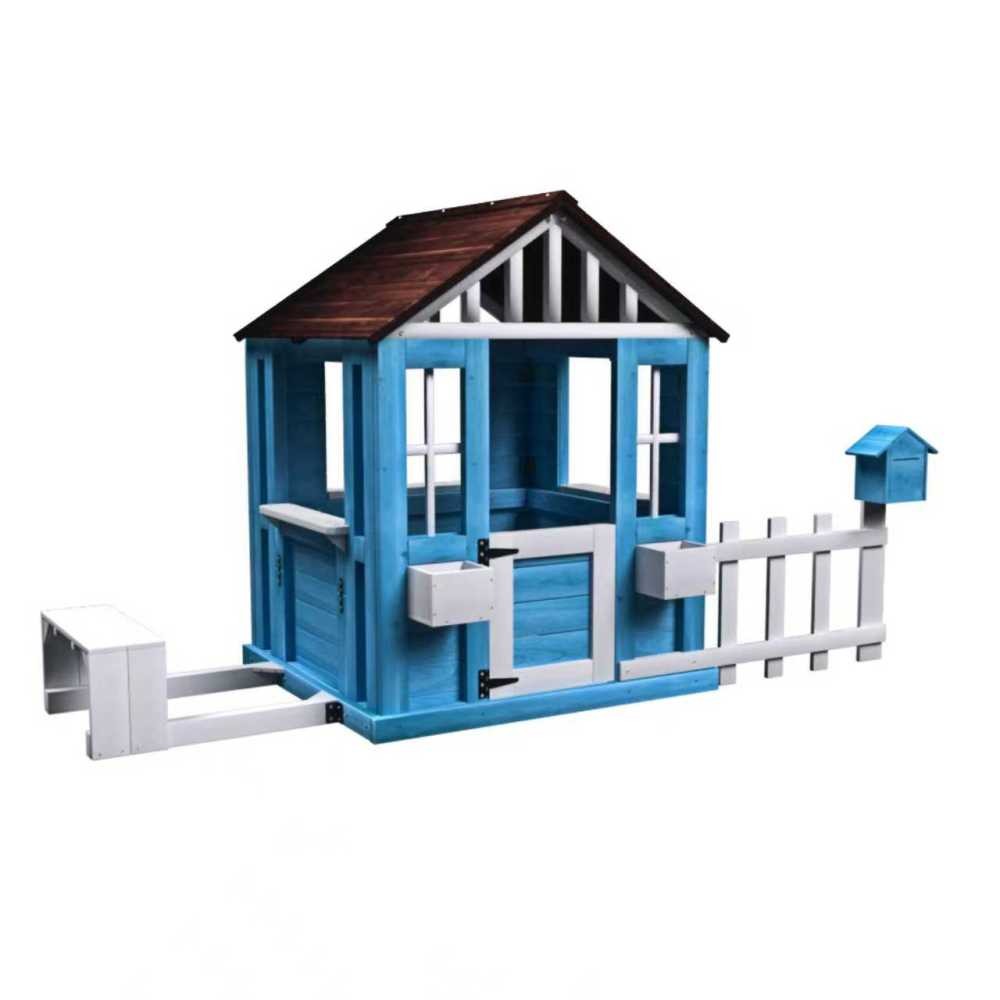 Kids Cabin Playhouse Playset Indoor or Outdoor Toy House Cottage Boys Girls Gift