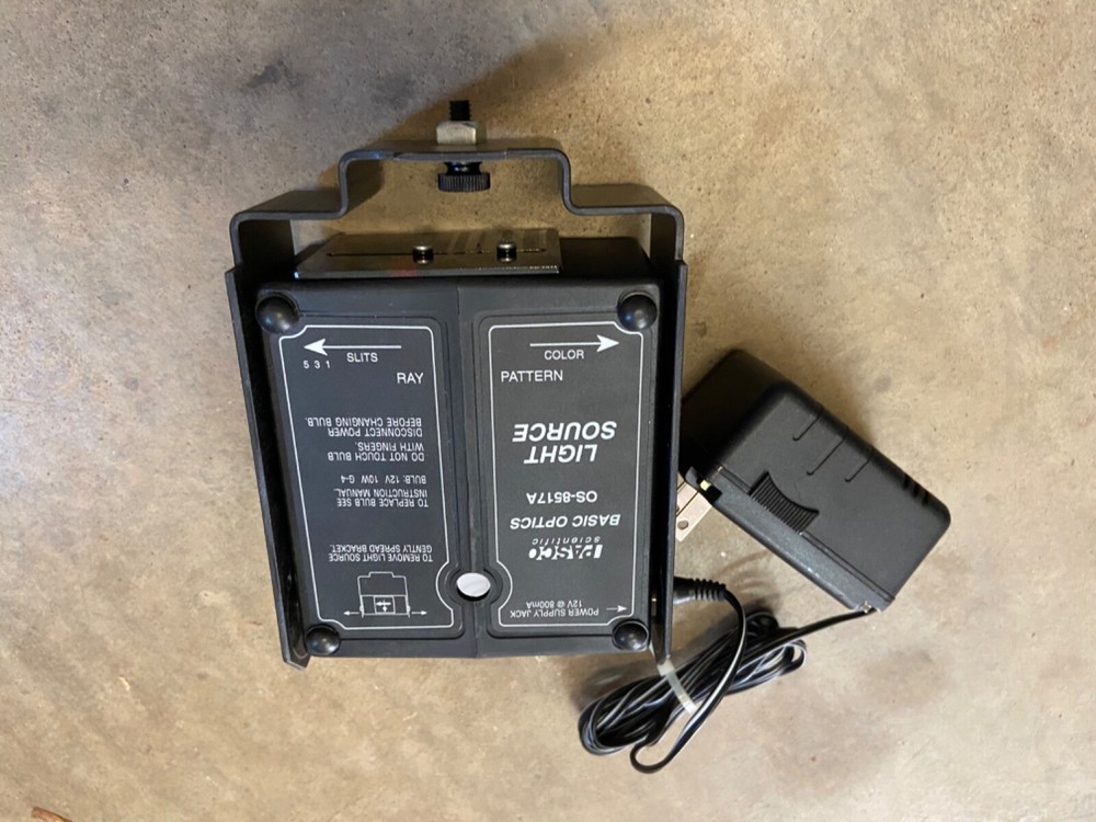 Pasco Scientific Basic Optics OS-8517 Light Source