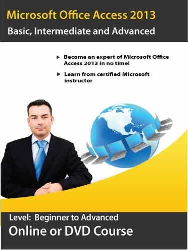 Learn Microsoft Office  Access 2013 and Excel 2013 Training Tutorial - 2 DVD