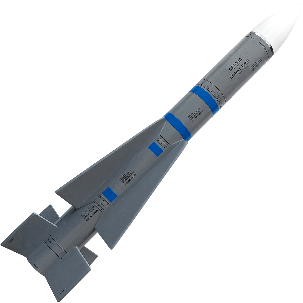 Rocketarium Flying Model Rocket Kit AIM-54 Phoenix ROC-RK-1037