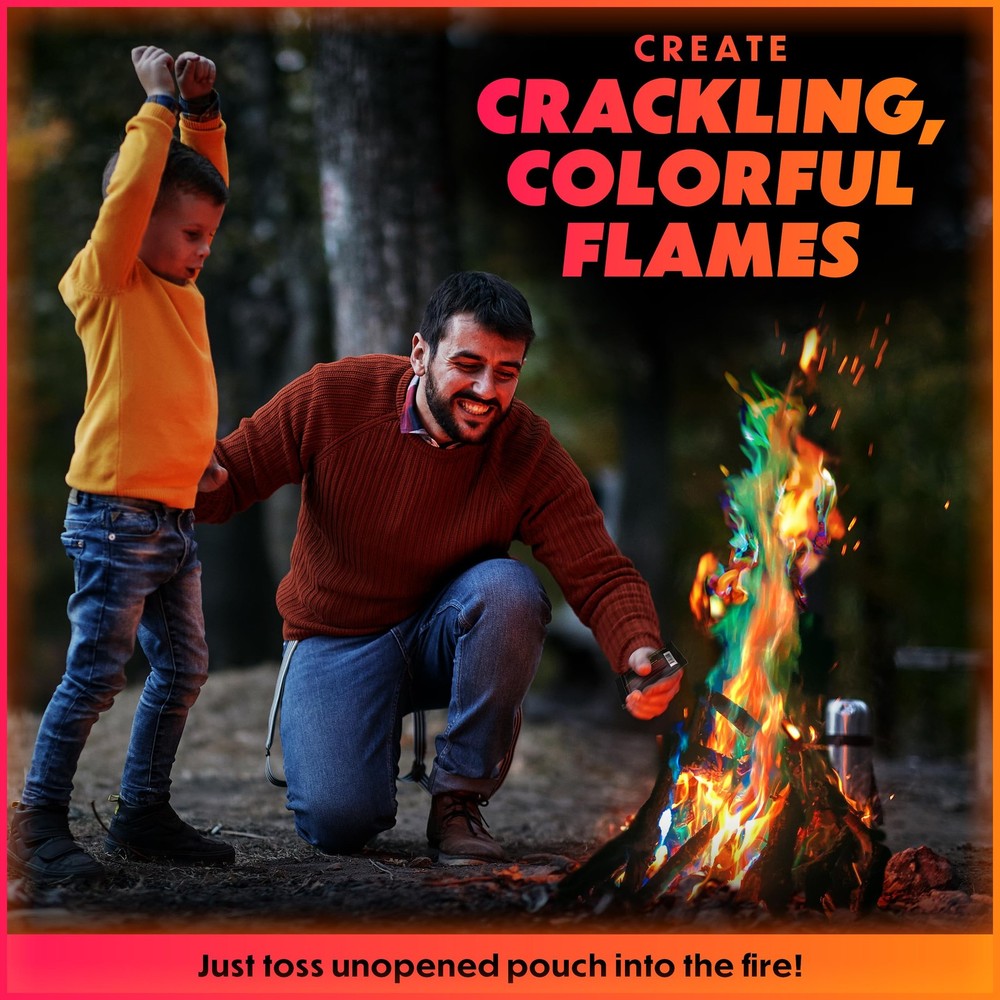 Magical Flames Fire Color Packets (50 Original 50-pack, 50-pack