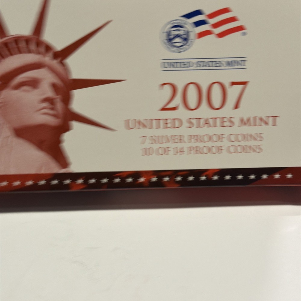 2007 U.S. Mint Silver Proof Set 14 Coins w/ Box & COA ~ Nice Set ~