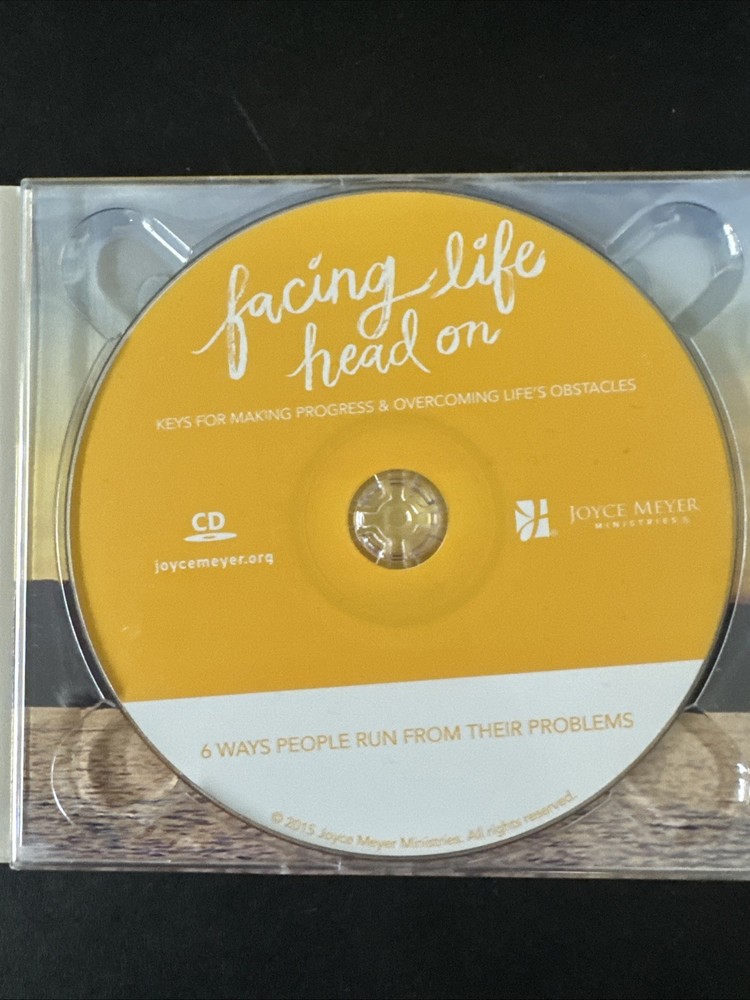 Joyce Meyer CDs Facing Life Head On Keys for Making Progress & Overcoming