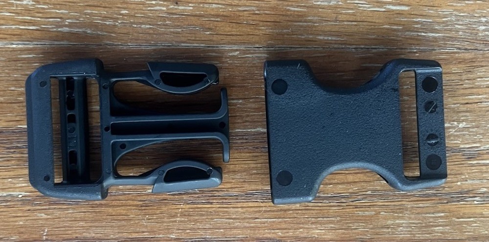 Duraflex 1” Side Squeeze Buckle 5-pack