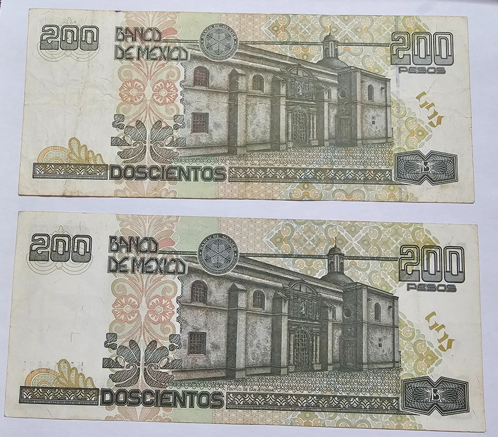 LOT OF 11 MIX BANKNOTE MEXICO 1998,1999,2018,2019,2021,2022.