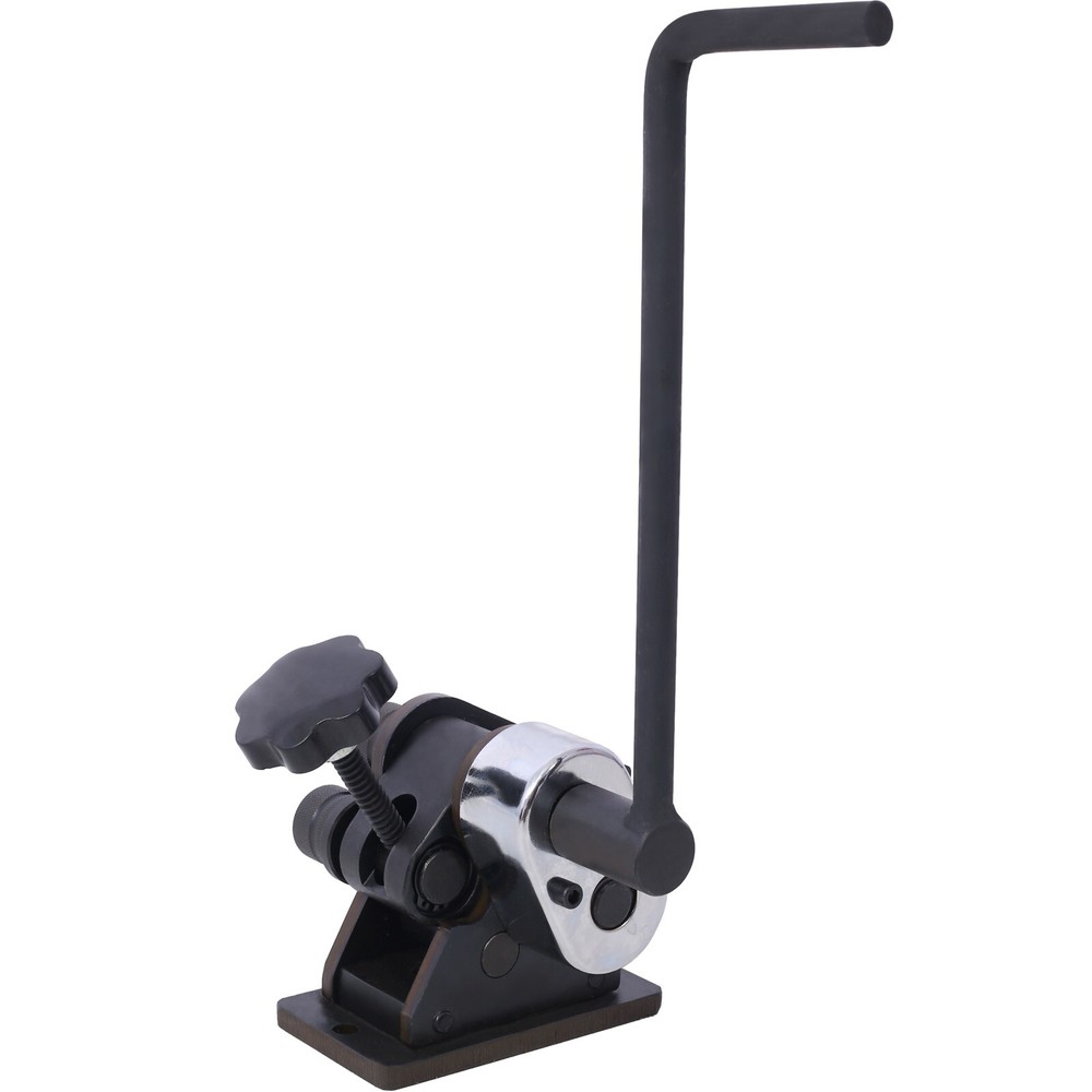 Ring Roller Bender 3", Hardened Steel Portable Hand Crank Ring Roller