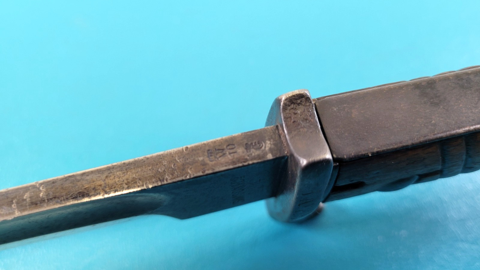 WWI German Model S98 1898 /05 Butcher Bayonet Simson J.A.F.E. 136. Marks TR745