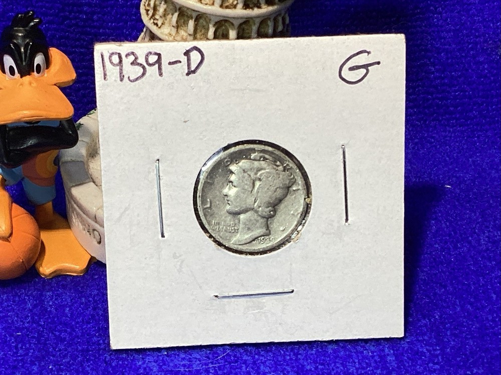 1939 D MERCURY DIME 👀