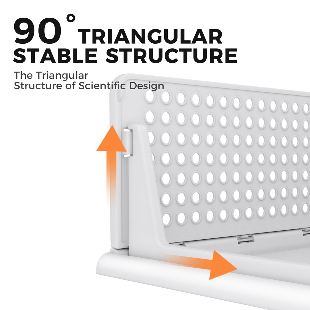 6-Pack Stackable Storage Bins for Closet, Bedroom, Bathroom, Office