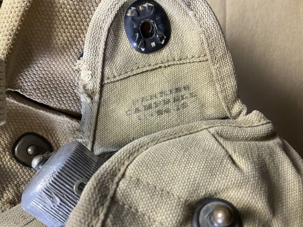 WWI GI Belt With Accessories