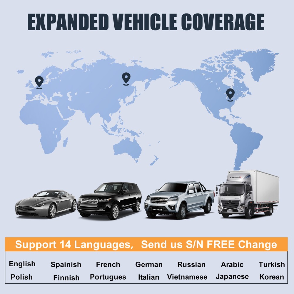 XTOOL IP616 Auto Scan Full System Diagnostic Tool OBD2 Scanner CANFD Key Coding