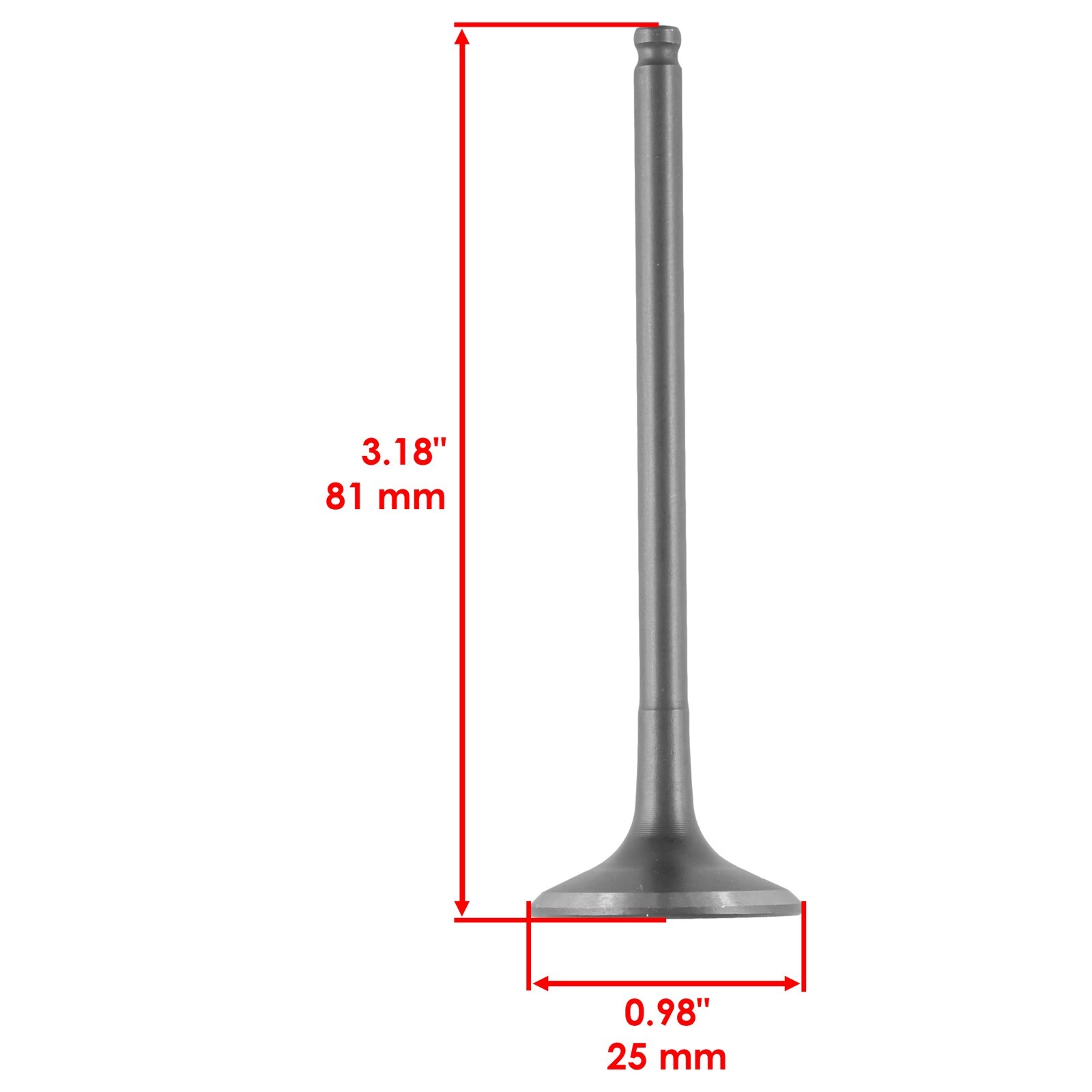 Caltric Exhaust & Intake Valve Kit For Honda CRF250R 2004 2005 2006 2007