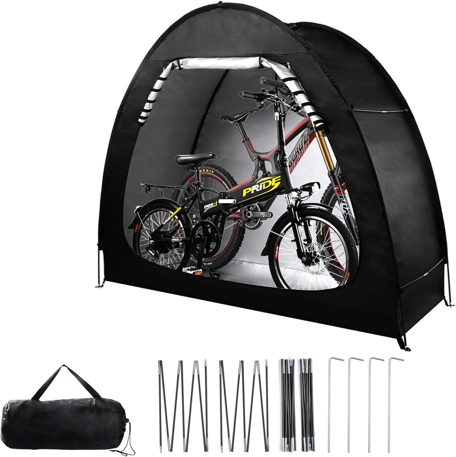 Travel Bike Storage Shed Tent Outdoor Portable Bicycle Storage for 2-4 Bikes NEW