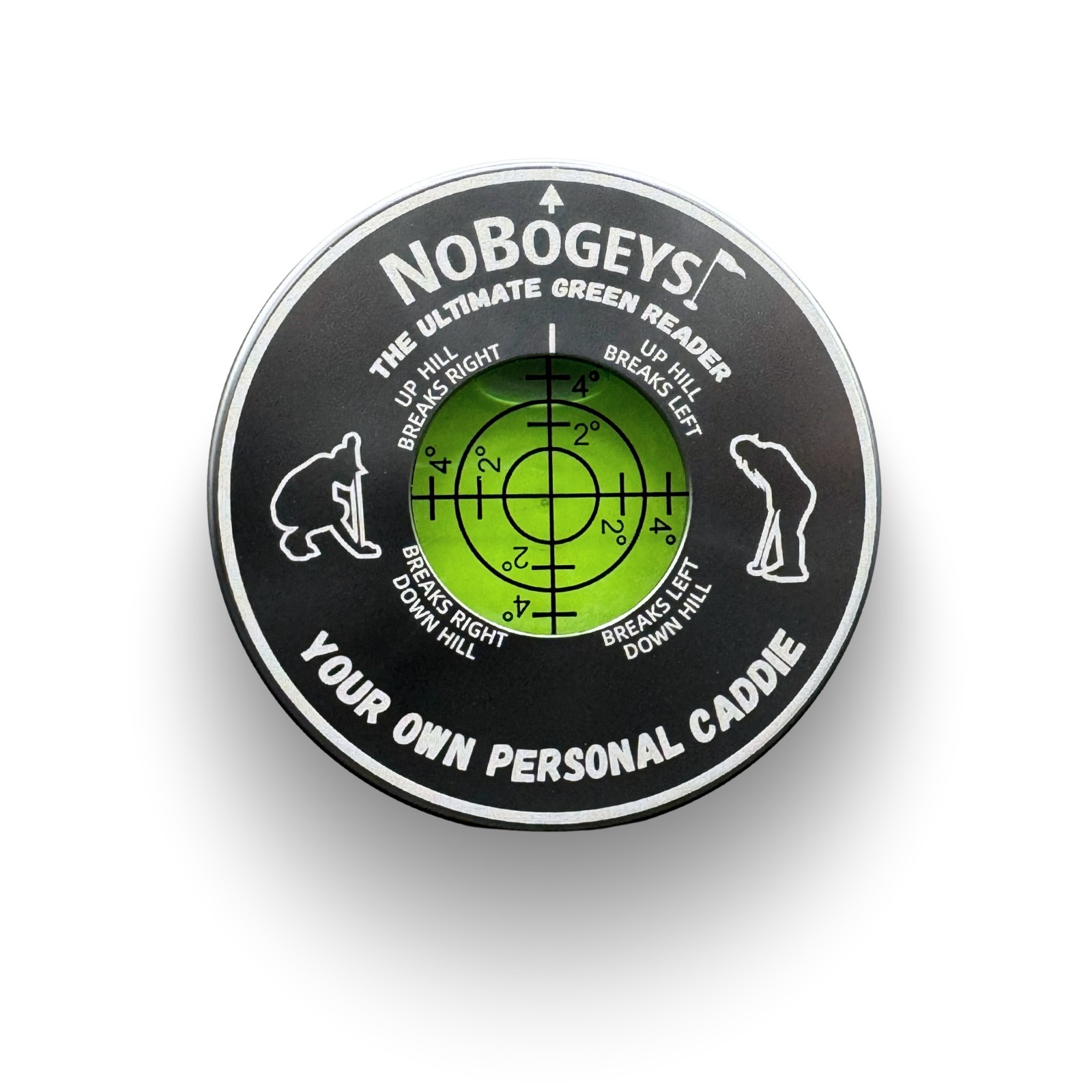 NoBogeys Precision Green Reader - Aluminum Golf Ball Marker