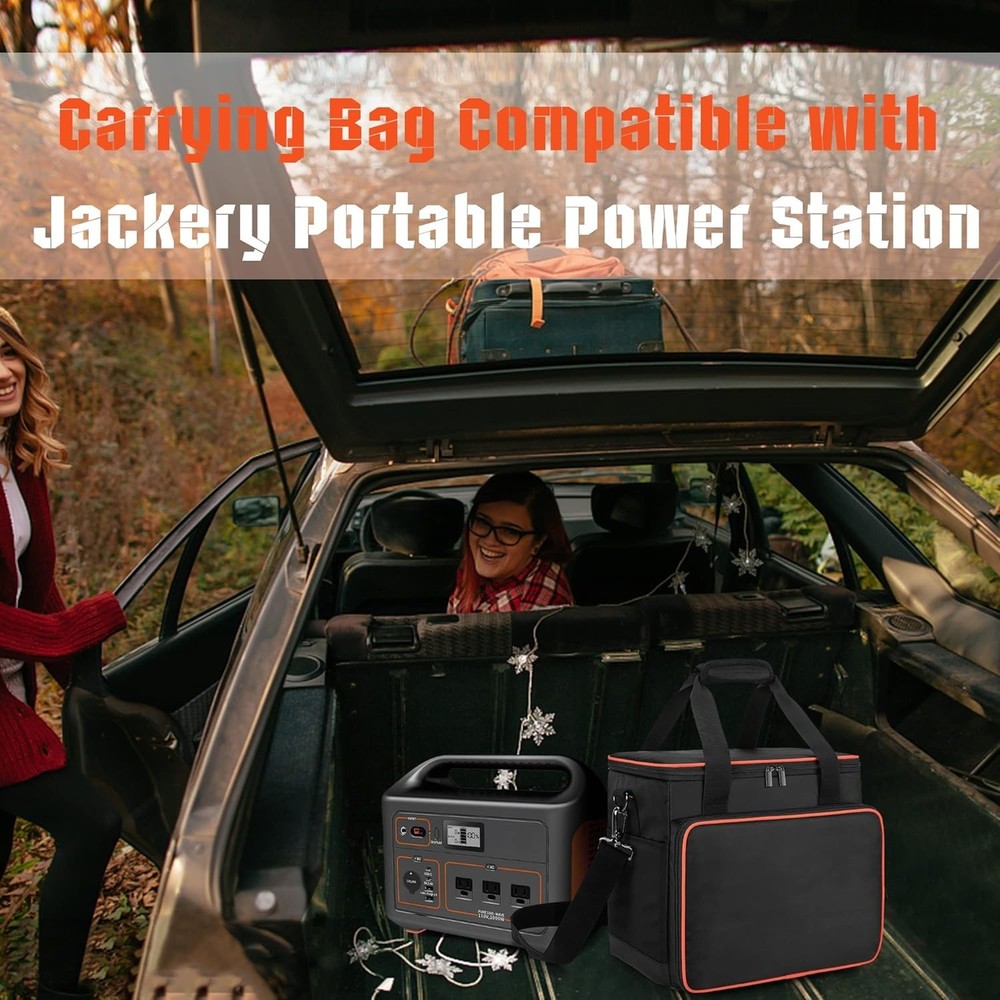 Lightweight & Durable Power Station Bag with Multiple Pockets for Travel