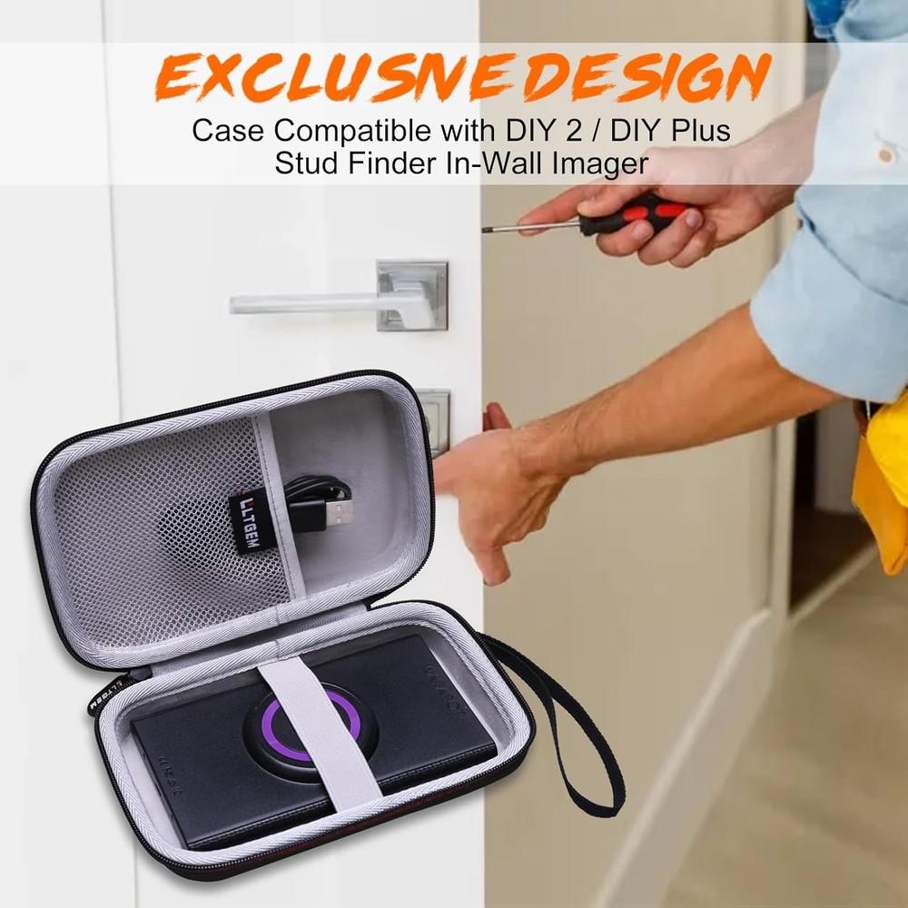 LTGEM Enabled Wall Scanner Case Compatible with Walabot DIY 2 Stud Finder...