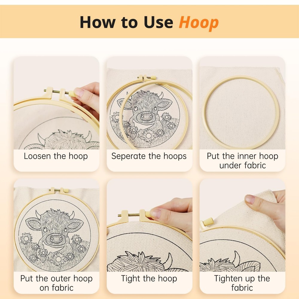 Punch Needle Kits for Beginner, DIY Punch Needle Kit Adults Beginner Include ...
