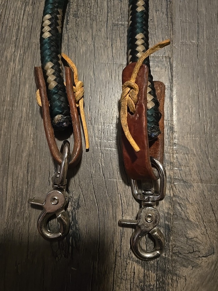 braided nylon reins