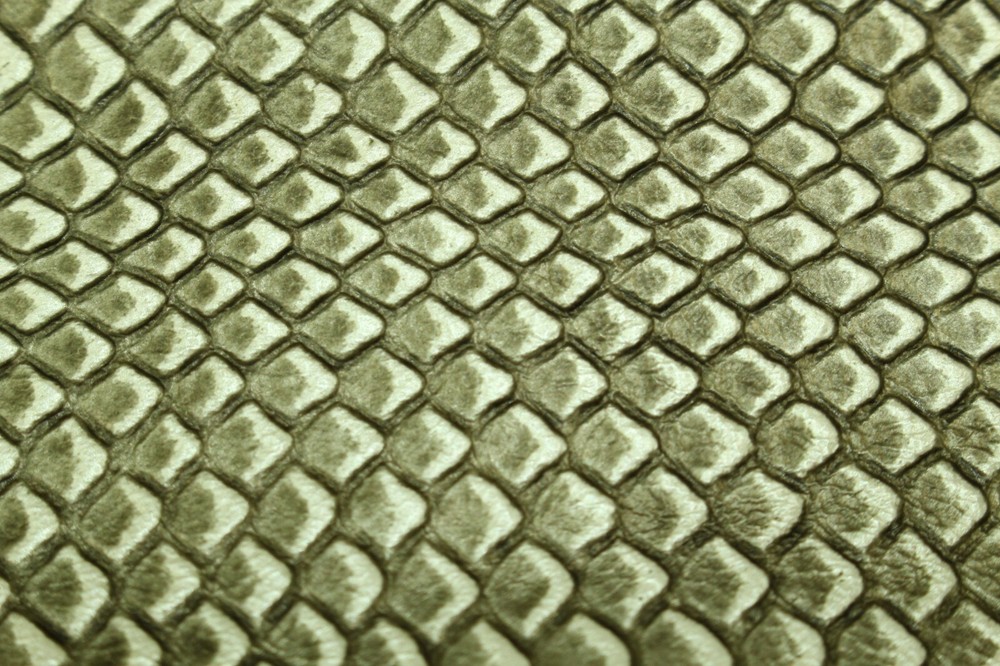 Rumplesnakeskin Cowhide Embossed Snake Print ZE 55