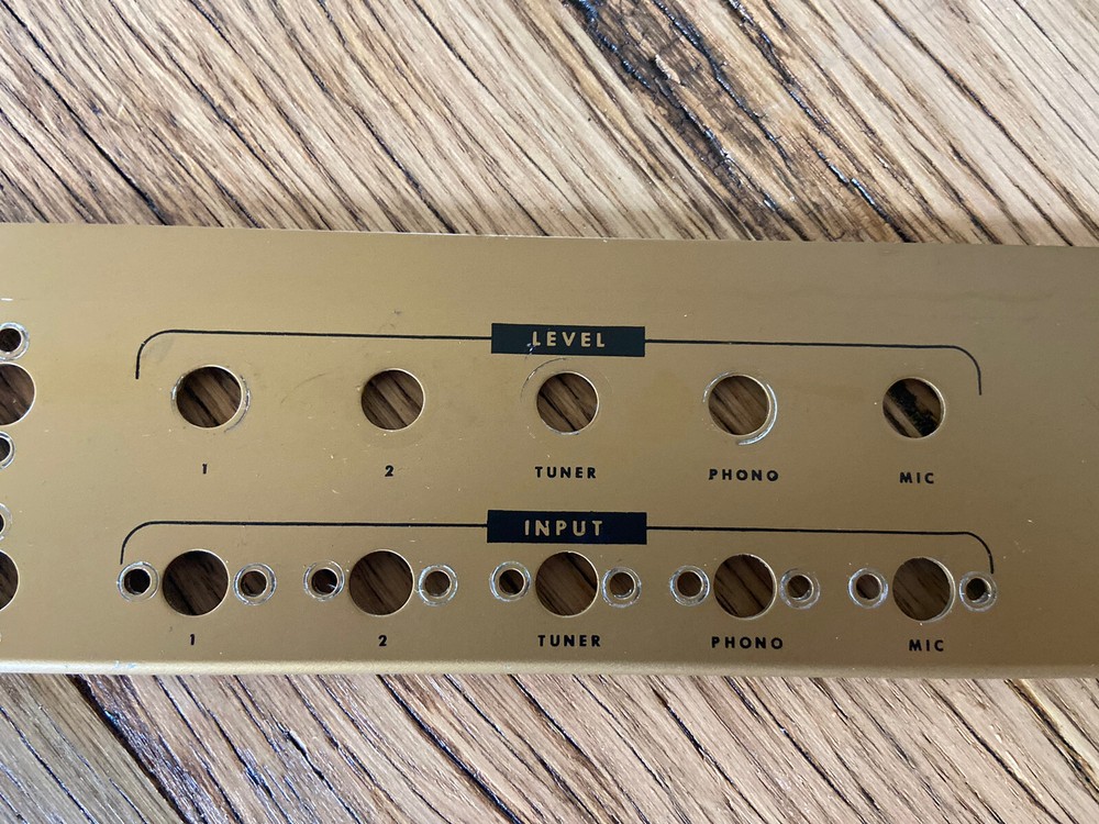 Heathkit WA-P2 Tube Preamplifier Back Panel
