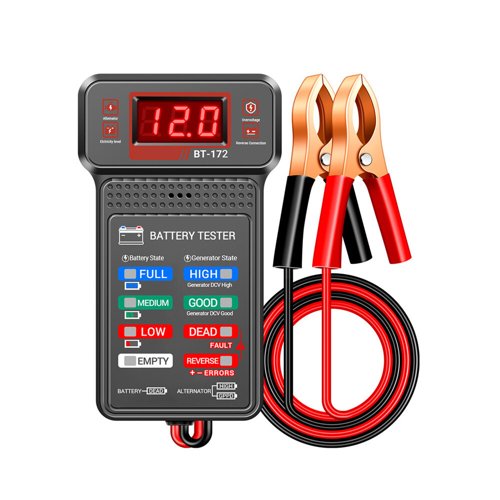 12V Battery Tester Battery Load Tester Battery Analyzer Battery Status-Indicator